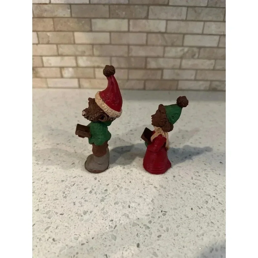 Vintage Tom Clark‎ Christmas Caroler Gnome Figurine~bundle (n)